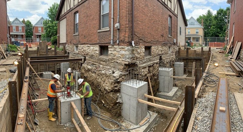 Structural Underpinning in Chantilly, VA