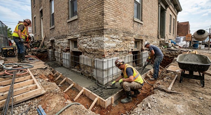 Underpinning Repair in Chantilly, VA